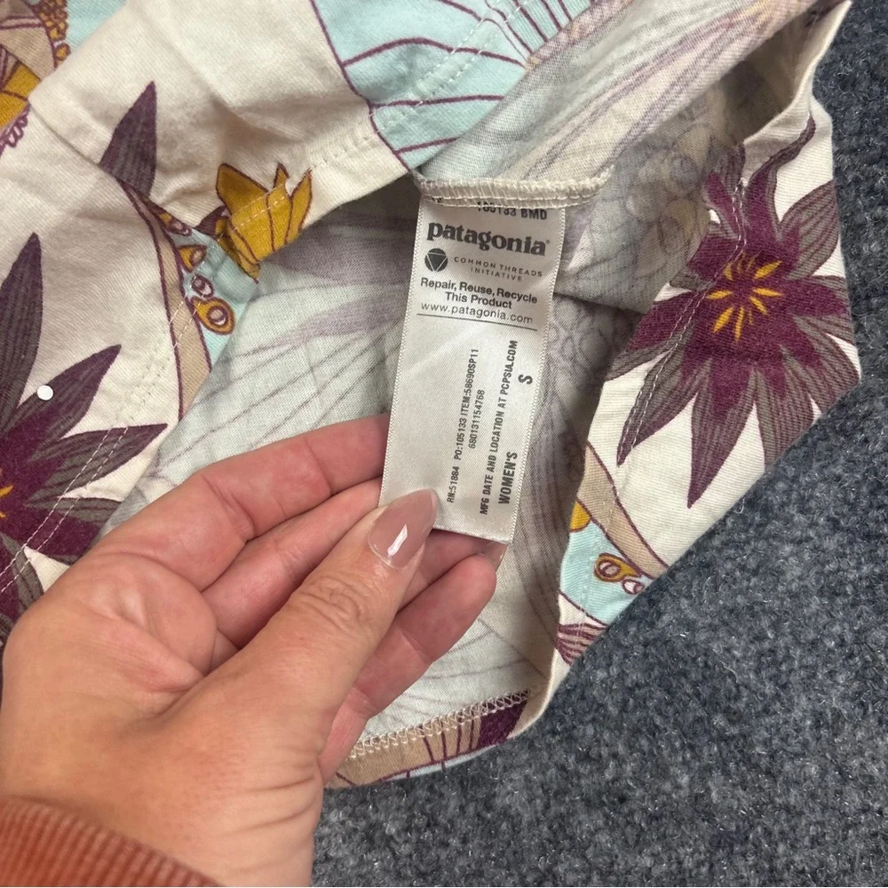 PATAGONIA Women’s Tidal Mini Skirt Tropical Floral Print size: Small - Picture 4 of 8